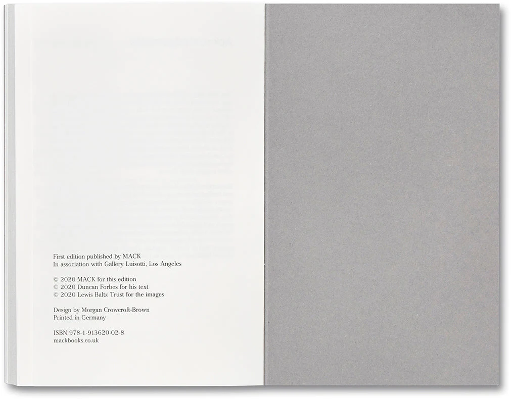 An Interview with Lewis Baltz - Image 20