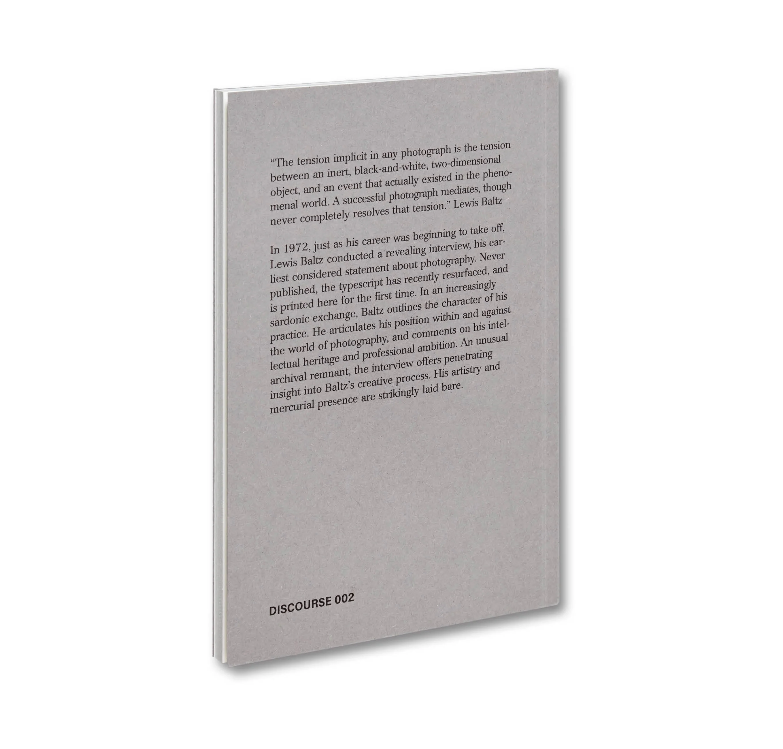 An Interview with Lewis Baltz - Image 21
